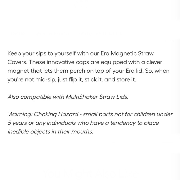 NEW! BRUMATE Dune (Ivory) Magnetic Straw Covers (set of 2) New in Package! - Picture 6 of 12